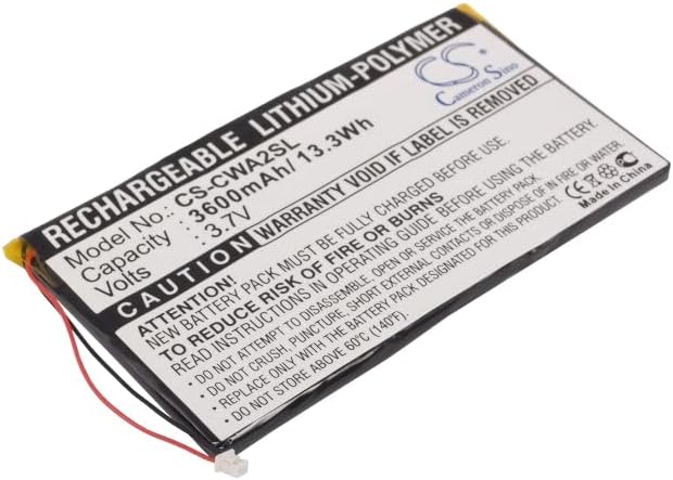 VI VINTRONS Battery Replacement Compatible for COWON PMP A2 20GB, PMP A2 30GB, PMP A3 60GB, PMP A3 80GB,
