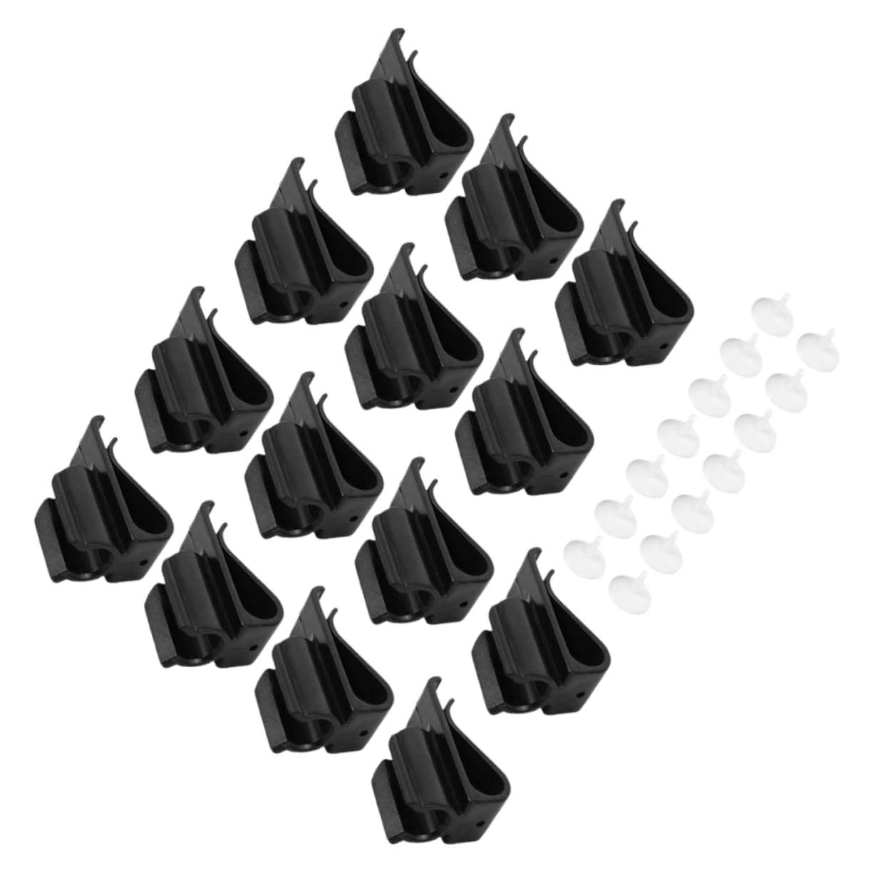 ifundom Golfschläger-Clip Stichworte Veranstalter Putter Putten Entfernung Tasche Club-organisator-Clips Golfclips Halter Für Golfhandschuhe Golfsack -Hanger Schwarz Abs