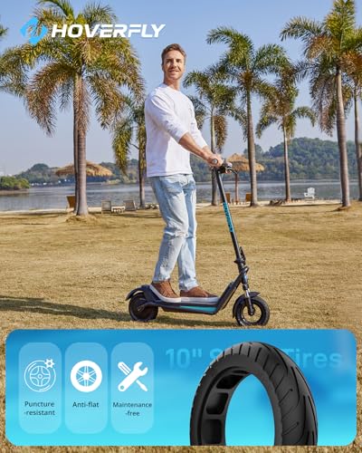 Hoverfly Electric Scooter for Adults, Anti-Flat 8.5″/10″
