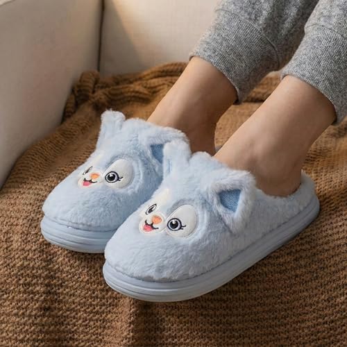 Image of VRITRAZ Soft Comfy Fur Indoor Outdoor Soft Bottom Fur | Anti Skid | Lightweight Winter Slipper, Warm House Chappal