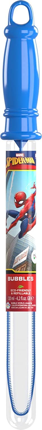 Dulcop Spider Man Bubble Wand 120ML Filled Assorted 1 Piece
