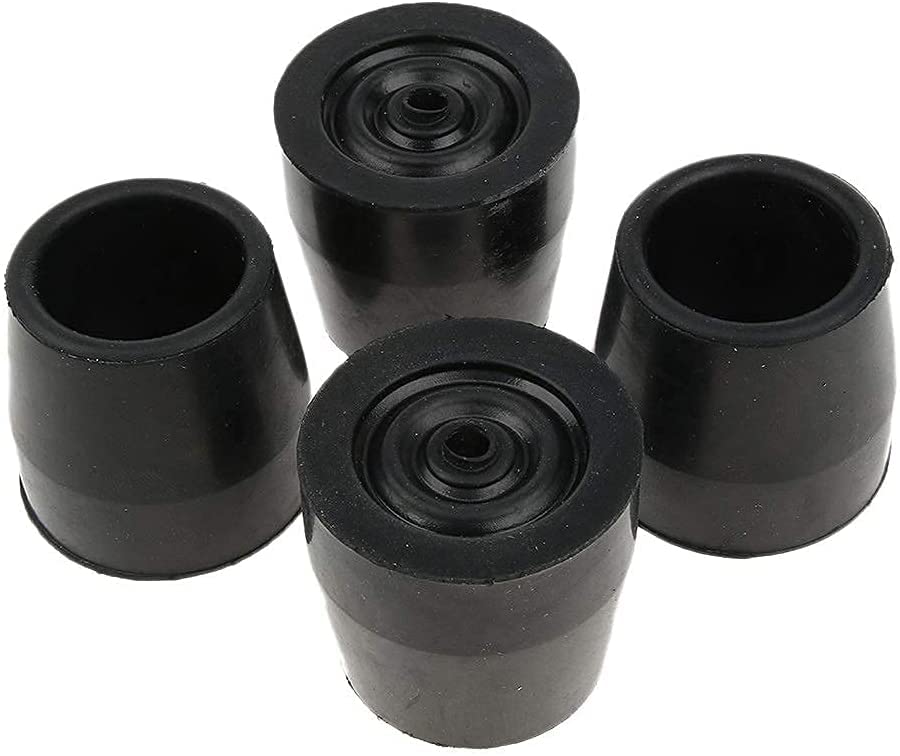 4 szt. Antypoślizgowe laski okucia trzciny cukrowej kula gumowa podkładka Heavy Duty End dna Protector dla niepełnosprawnych starszych Present