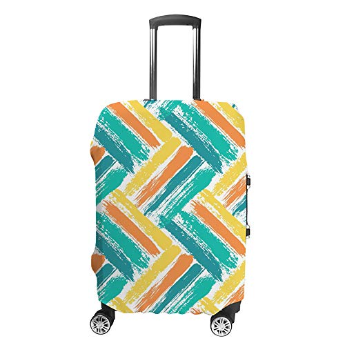 Housse de valise chevron peint anti-rayure qui protège votre bagage cabine