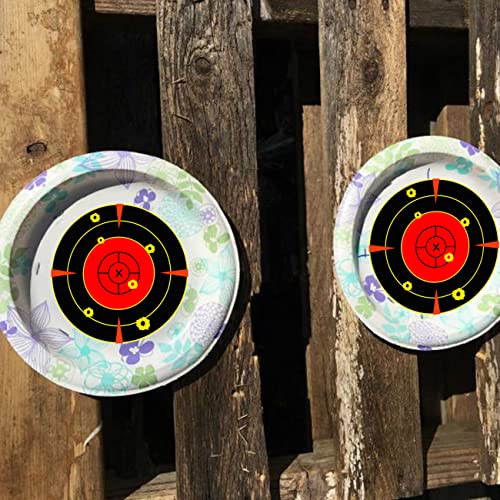 Shooting Splatter Target Stickers 4 Inch Reactive Paper Target Stickers Splatter Targets For Archery Hunting Shooting Practice Training 250Pcs #TOP5