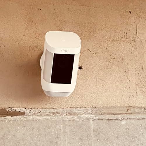 Image of 360 Adjustable Wall Mount for Ring Spotlight Cam Battery /Cam Plus /Pro (Battery), Suitable for Indoor /Outdoor Use, Perfect View Angle for Your Surveillance Camera System