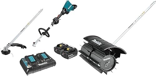 Makita XUX01M5PT 18V X2 (36V) LXT - Kit de cabezal de alimentación inalámbrico de iones de litio sin escobillas con accesorio de recortadora de
