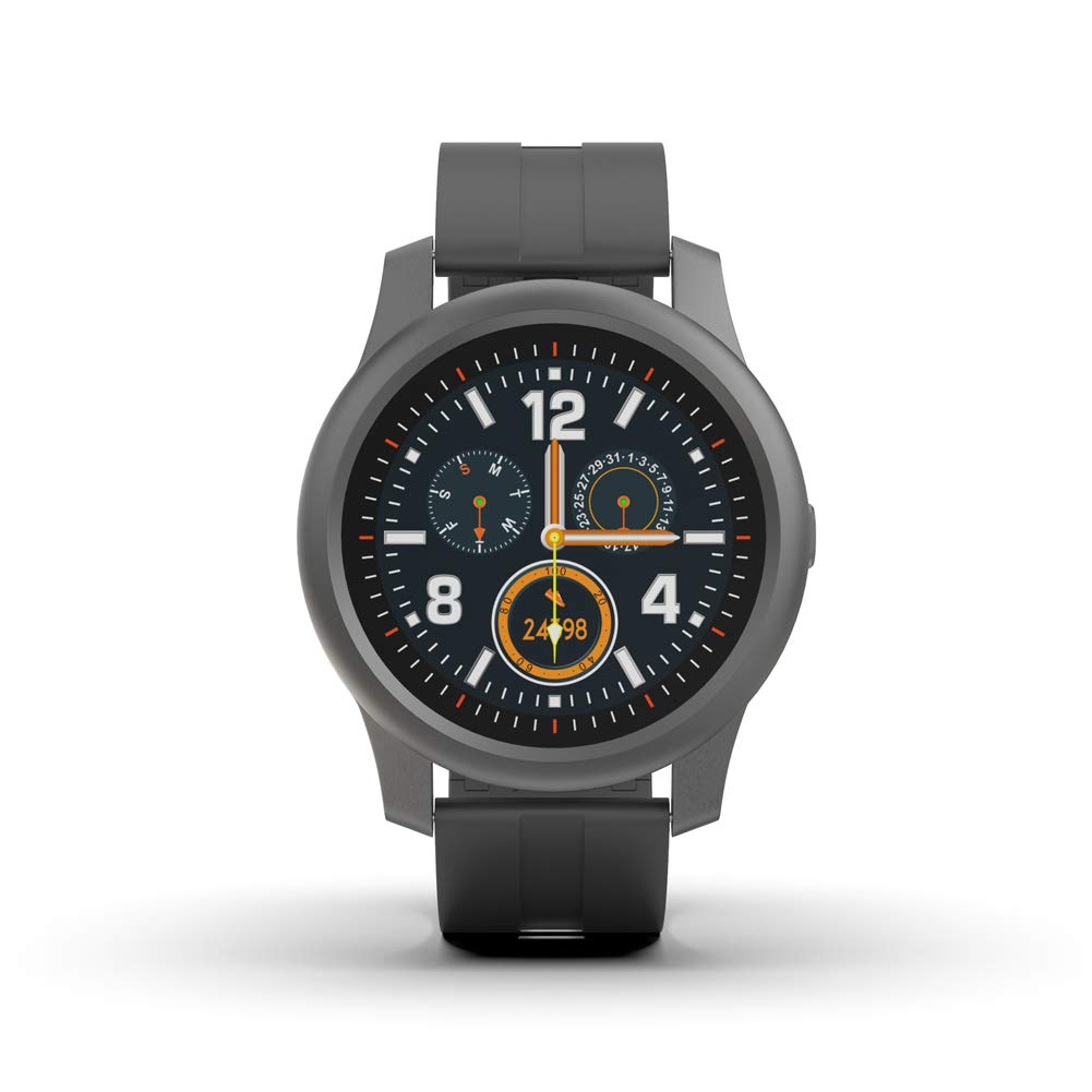 Orologio Sportivo Intelligente Multifunzionale, Orologio da Uomo in modalità Multi-Sport, Bracciale Intelligente Sportivo Sportivo Impermeabile.,Grigio