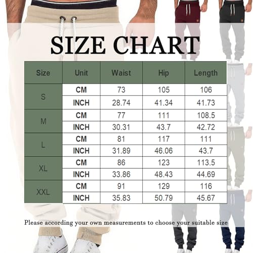 Elastic Sweatpants Men Streetwear Joggers Fleece Pants Tapered Bottom Athletic Sweatpants Pocket Stretch Baggy Trouser2