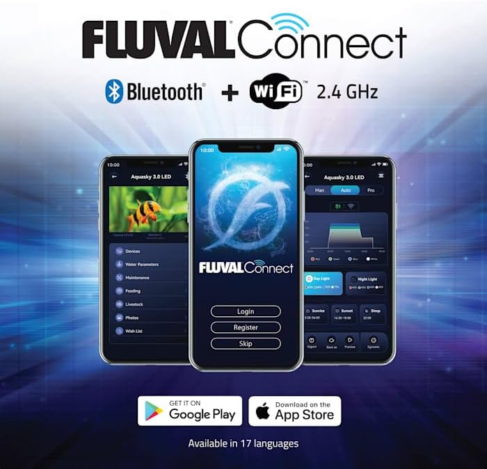 FluvalConnect mobile app interface