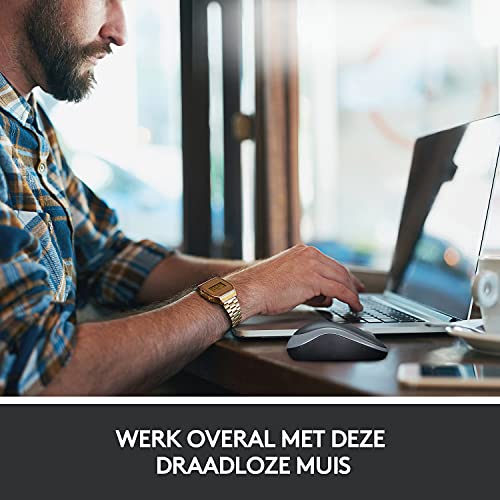 Logitech M185 draadloze muis, 2,4 GHz met USB-mini-ontvanger, batterijduur van 12 maanden, 1000 DPI optische tracking… - Afbeelding 5
