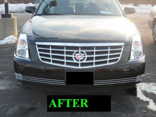 fits 2006-2009 Cadillac DEVILLE DTS Chrome Grille Grill KIT 2007 2008 06 07 08 09
