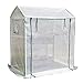 Serres Grande Serre avec Cadre, Jardin Walk-in Tente de Culture de Tomates, Plastique Blanc Housse Étanche UV avec Porte (Size : 130×90×150cm)
