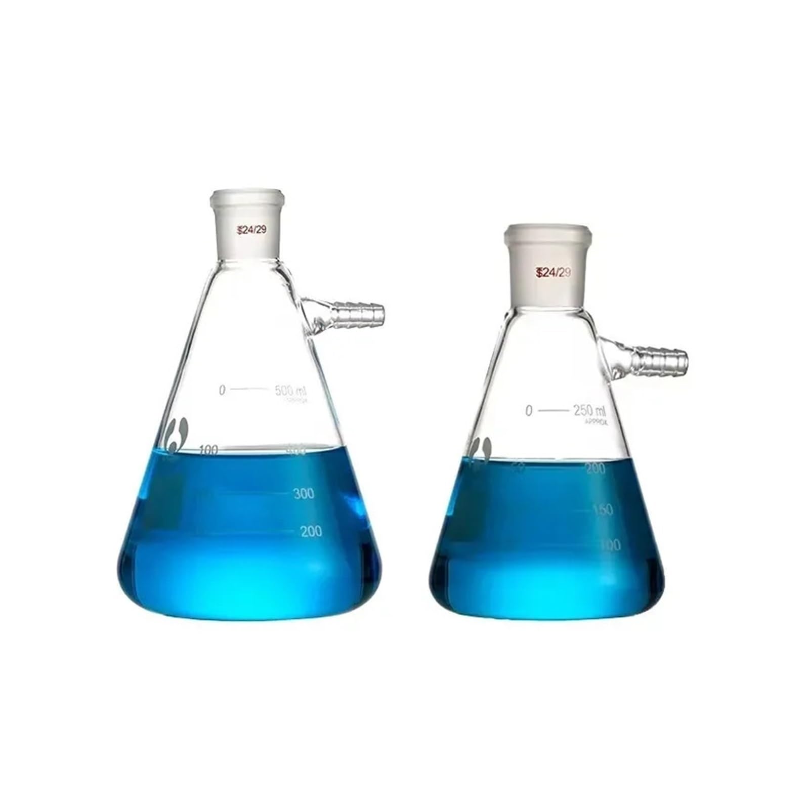 1PCS 25ml bis 2000ml Glass Vakuum Schleifen Mund Filtration Saug Flasche Labor Filter Flasche mit Obere Düse(1000ml caliber24)