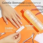 Modelones Acetone Nail Polish Remover, Gel Nail Polish Remover Easy Peel, Nail Glue Remover Natural Formula for Nail Moisturizing & Care, Acrylic Dip Powder Nails Remover for Home Salon(8 FL.Oz.) - Image 3