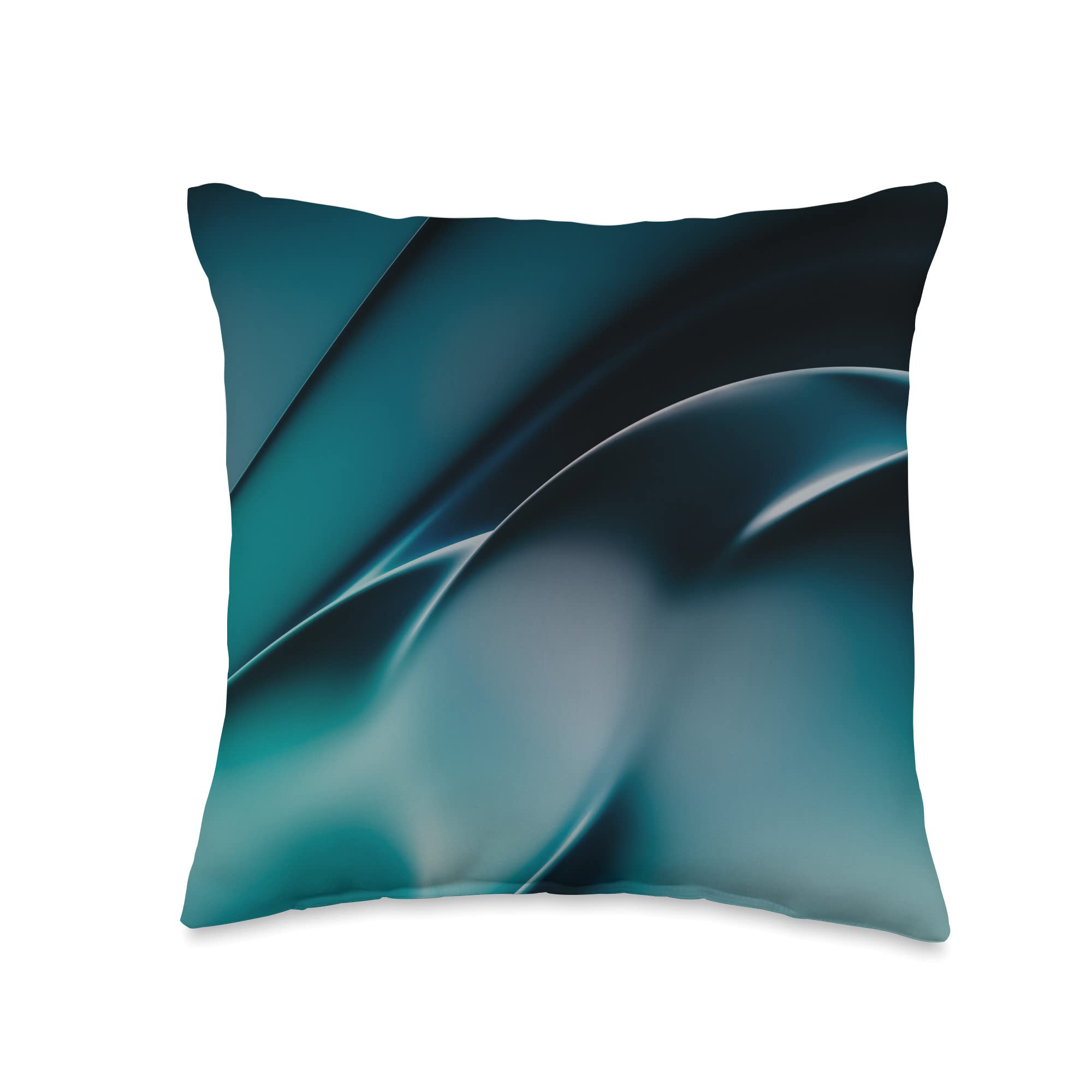 a7q design Plant Ice Pastel Blue Love Minimalist Ocean Nature Throw Pillow, 16x16, Multicolor