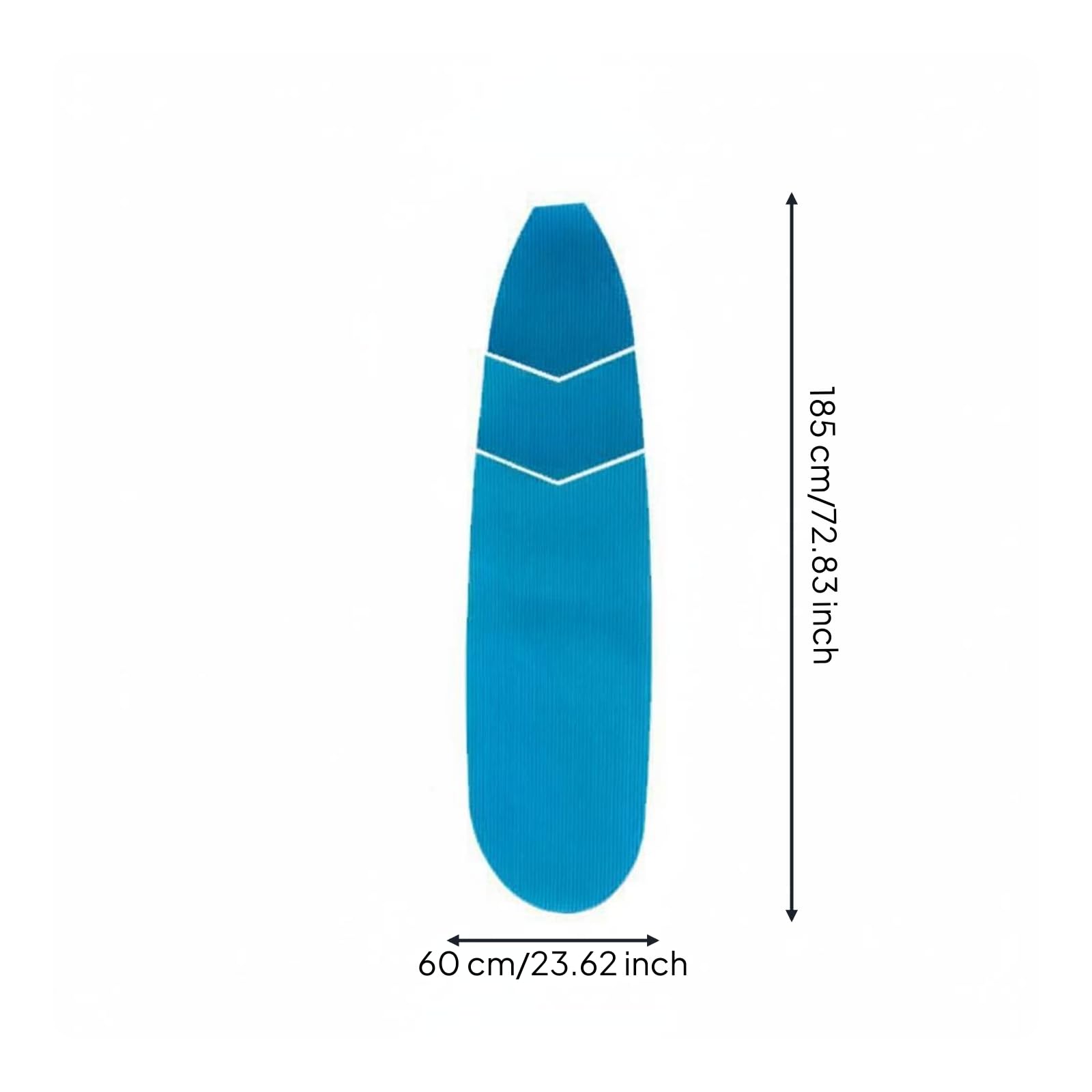 Gralara Pad Tabla con Relieve Pad Antideslizante Azul Accesorio Náutico