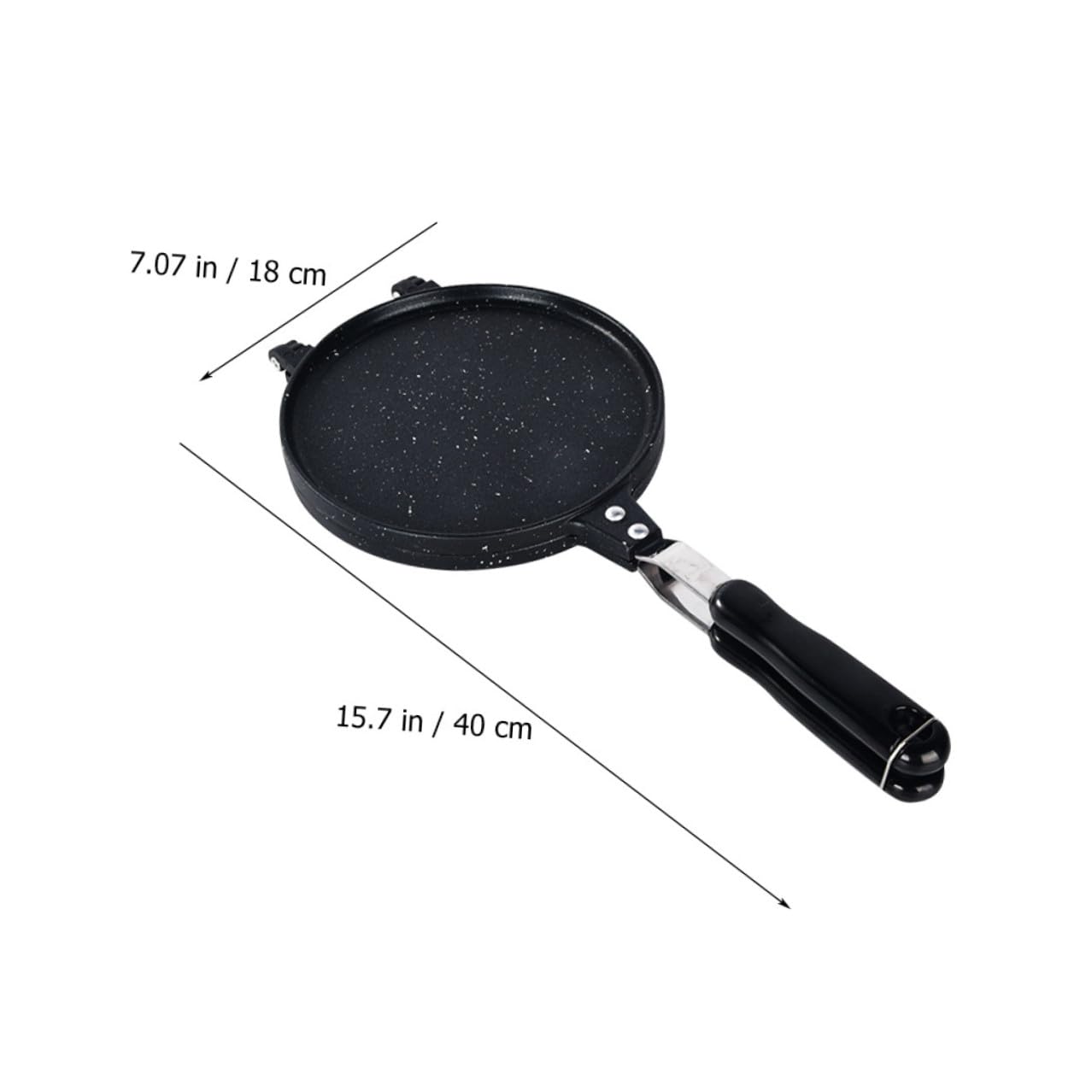 VILLCASE Stampo Antiaderente Per Cottura Doppio Lato Macchina Per Waffle Domestica e Teglia Per Involtini Primavera Utensile Da Cucina Fondamentale Per Gas Adatto Per Preparazioni Casalingh