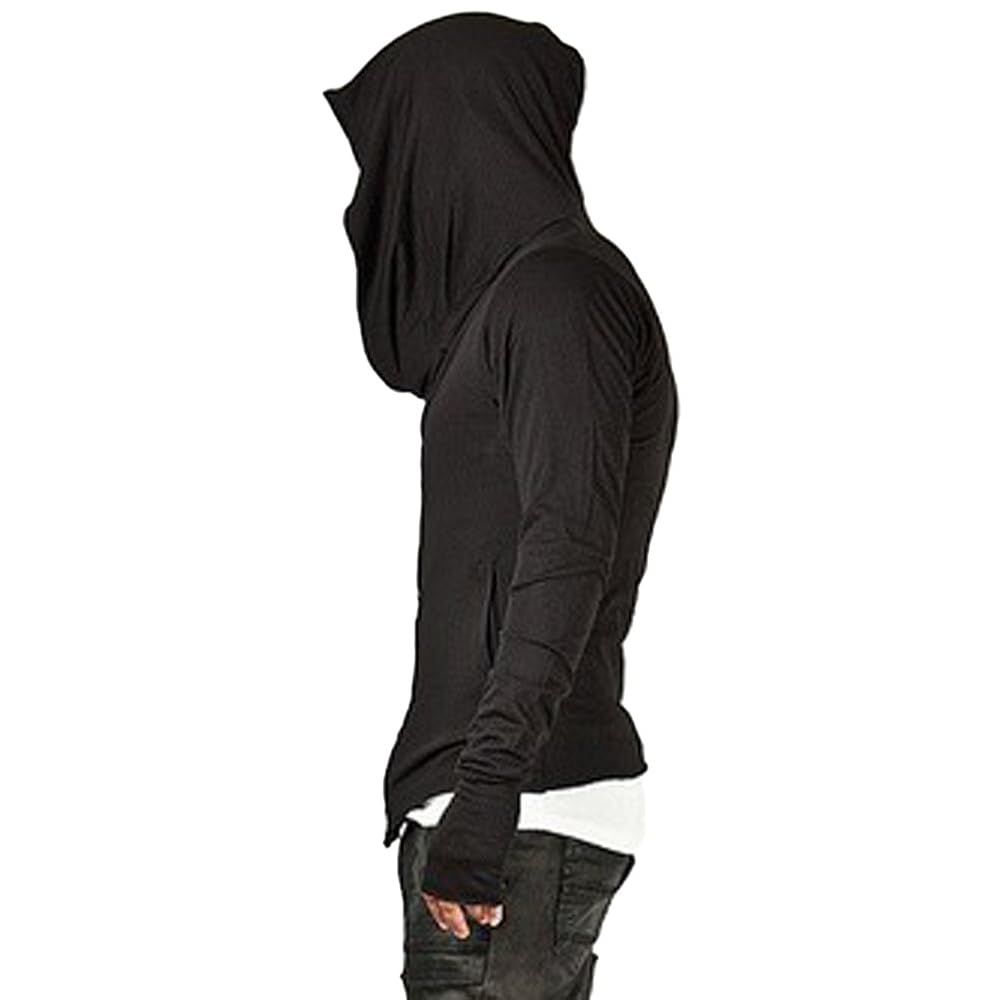 Amazon.com: ZUEVI Men's Hoodies Cool Side Zipper Assassin's