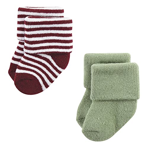 Image of Hudson Baby Baby 8-pack Cotton Rich Newborn and Terry Socks