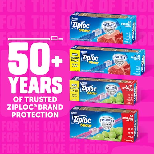 Ziploc Gallon Food Storage Slider Bags, Durable, 18 Count - image 8