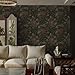 Dimoon Vintage Wallpaper Peel and Stick Dark Green Floral Wallpaper 16.1