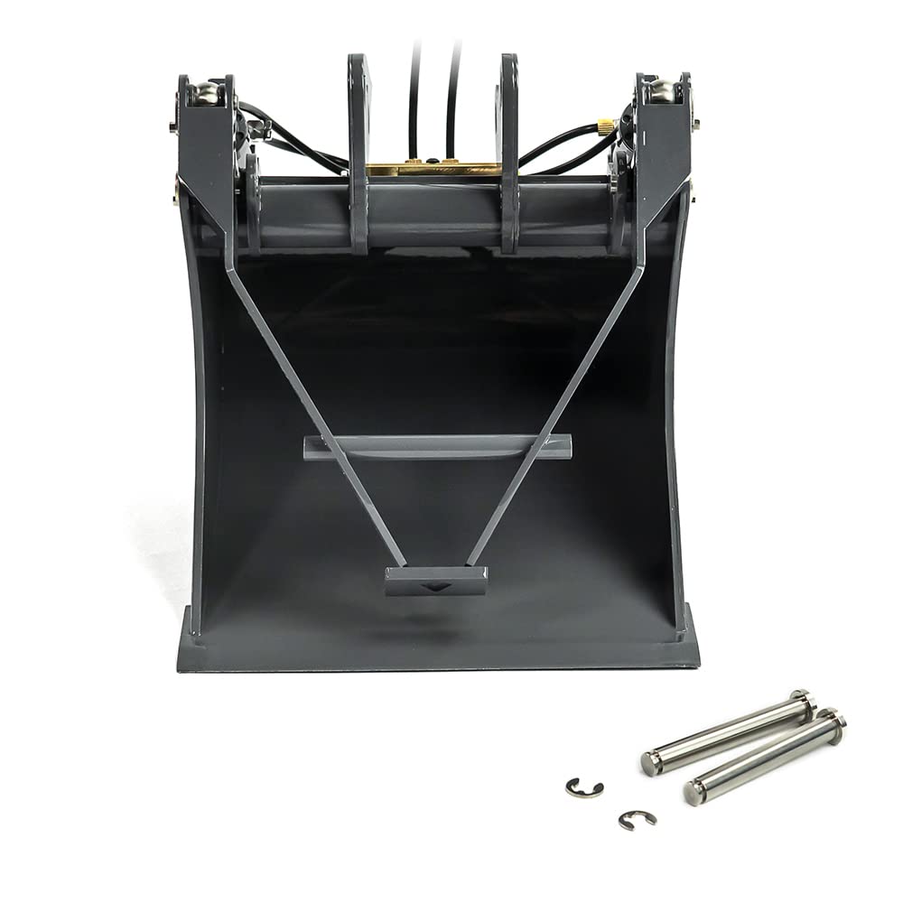 1/14 Metal pintado cubo de agarre para LESU ET35 excavadora RC hidráulica modelo piezas