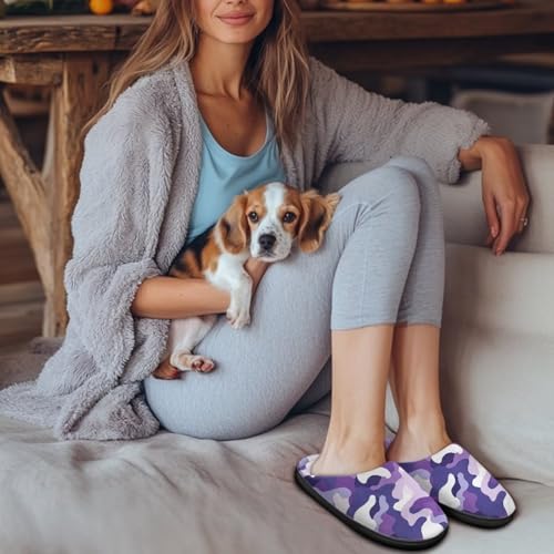 Binienty Womens Slippers Fuzzy Lined Home Slippers with Arch Support Anti Sikd Sole4