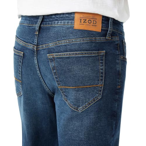 IZOD Men's Comfort Stretch Straight Fit Jeans4