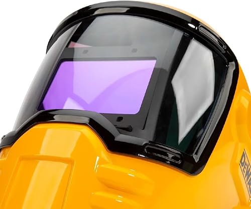 Miniatura 5 de Dewalt Casco de soldadura de oscurecimiento automático de visión amplia, tres modos de oscurecimiento, 4 sensores de arco rápido relámpago, lentes