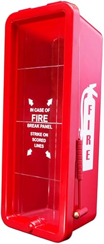 Miniatura 3 de Strike First Gabinete extintor de incendios de plástico resistente para interiores y exteriores de 5 libras (paquete de 6) para extintores de