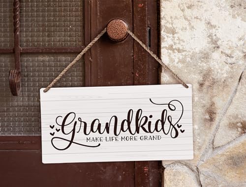 Huestergrandparentswoodplaquesigngrandkidswalldecorgrandparentsgrandmagrandpagiftsfromgrandkidsgrandchildrengrandkidsmakelifemoregrandhomewallhangingdecor12x6inches Urban Country Home Decor Huester grandparents wood plaque sign grandkids wall decor grandparents grandma grandpa gifts from grandkids grandchildren grandkids make life more grand home wall hanging decor 12×6 inches urban country home decor