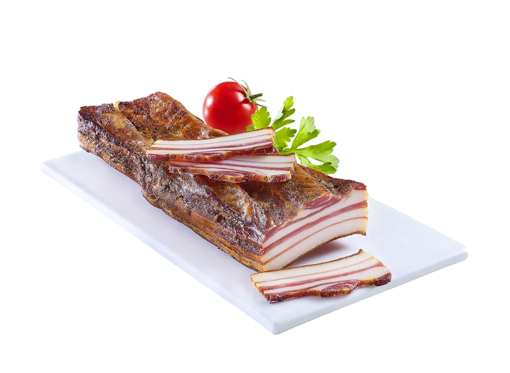 Schinken-Salami-Paket, Geschenkset "Deftig und Kräftig" - 1040g - würzige Delikatessen mit intensiven Geschmack - Speck und Würste