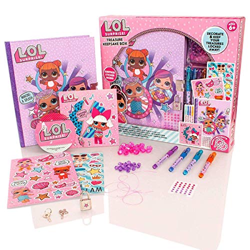 UPD L.O.L. Surprise! Treasure Keepsake Toy Box, Pink, Purple