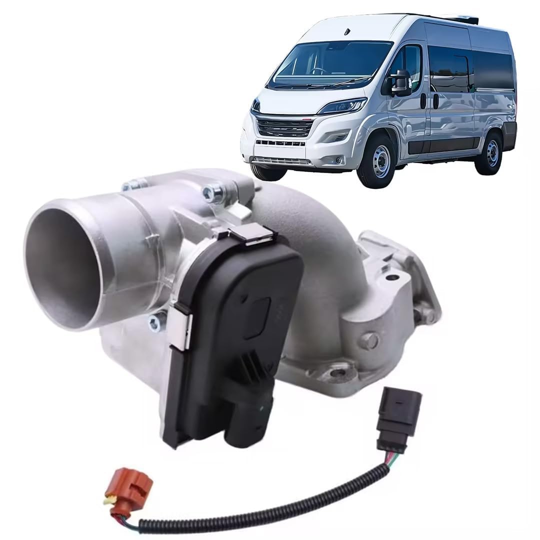 Drosselklappengehäuse inklusive Kabelbaum Kompatibel mit Fiat Ducato 250 2.3D Kompatibel mit Iveco Daily 504099669 504345920 71724304 71724305 5890005AG 802009814008 2120056MM