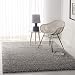 Safavieh California Shag Collection SG151-7575 Silver Area Rug (4' Square)