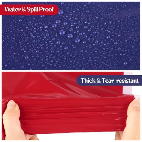 Image of Kochorie 100 Ft x 54 Inch 4th of July Tablecloths Roll with Slide Cutter Box Patriotic Disposable Plastic Table Cover Roll Independence Day Backdrop for Memorial Day Party Supplies
