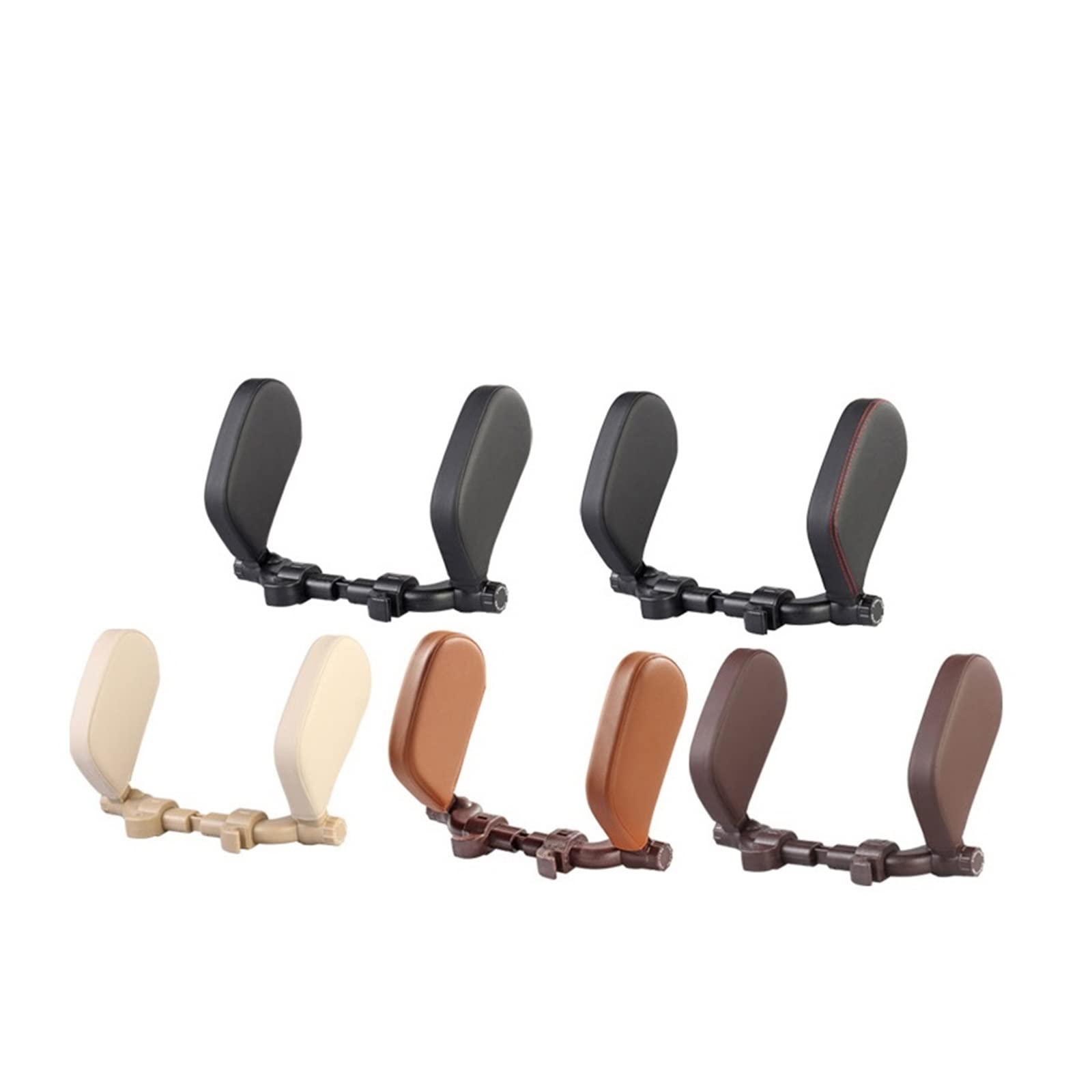 Cuscino poggiatesta for auto, cuscino da viaggio, supporto for il collo, soluzione for bambini e adulti, cuscino for la testa del sedile dell'auto.(Black)