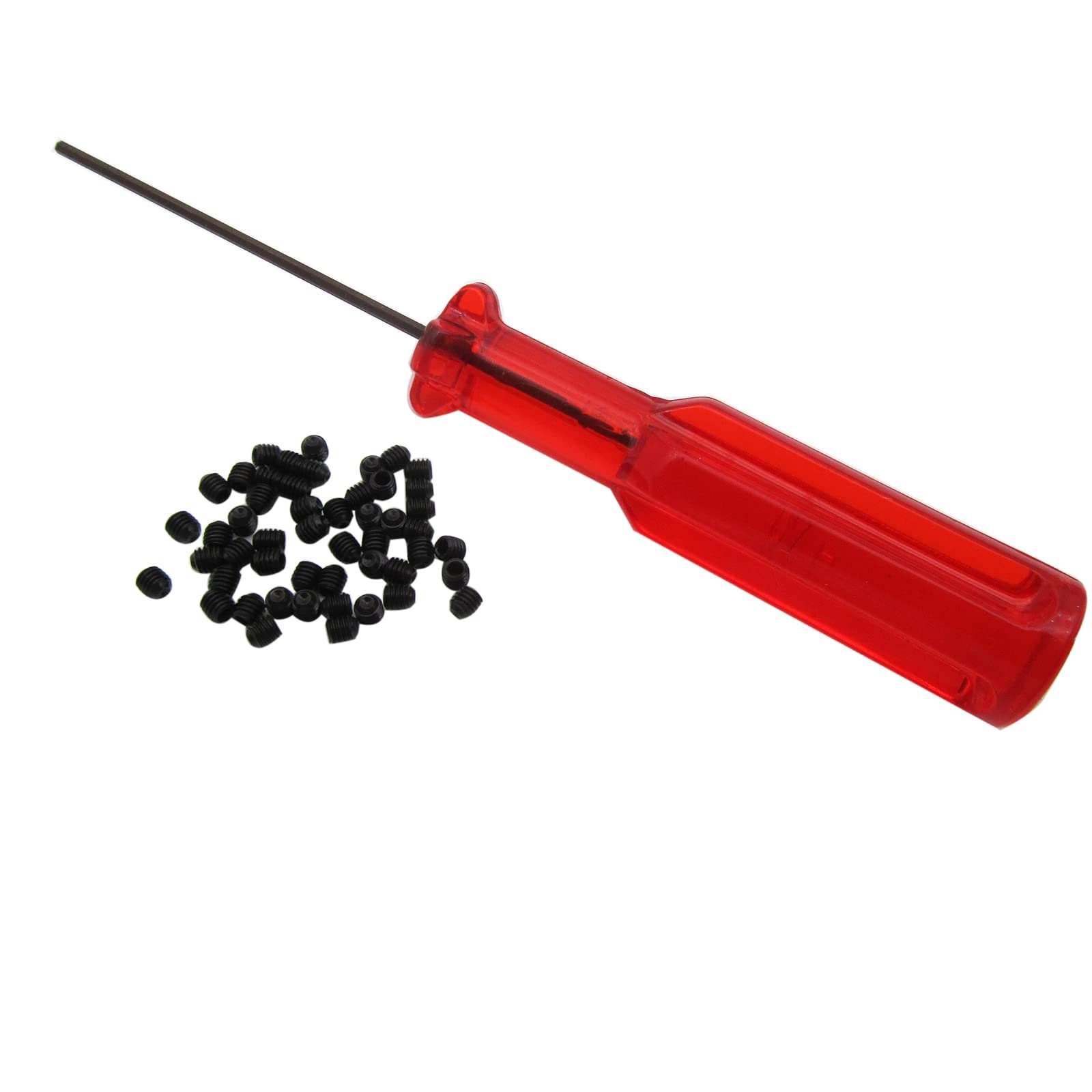 CKPSMS Brand -1.5MM Hex Screw Driver and 50PCS Needle Clamp Screw Compatible with/Replacement for Juki Brand Siruba Brand Yamato Brand Pegasus Brand Industrial Sewing Machines (KP-19191 1.5MM)