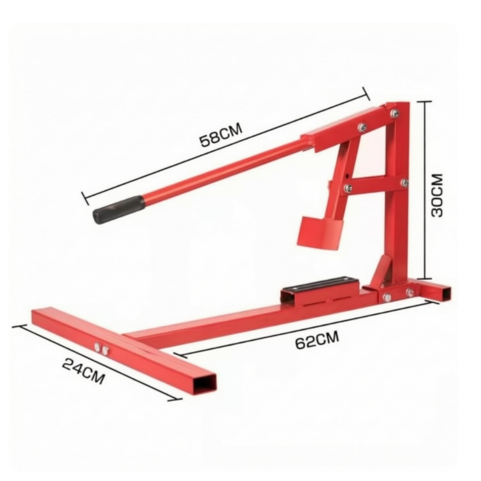LOVIVER Desmontador de Neumáticos de Motocicleta Desmontadora Manual Herramienta Cambiadora Palanca Extractor Rompedor de Talones de Hierro con Agarre de Goma