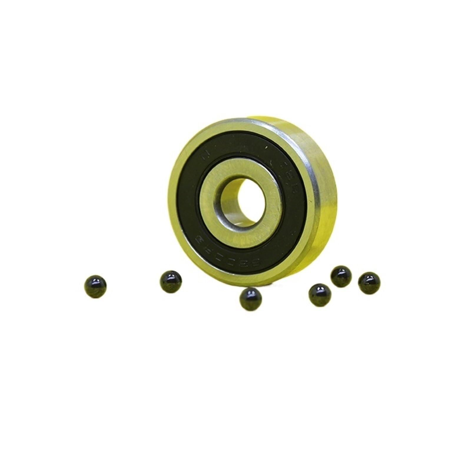 Bearing, 6300 Hybrid Ceramic Bearing 10 * 35 11Mm ABEC-1 Industry Motor Spindle 6300HC Hybrids Si3N4 Ball Bearings 3NC 6300RS 1Pcs Wear Resistance