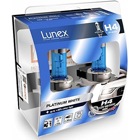 LUNEX H4 PLATINUM WHITE Bombillas halógenas Cover