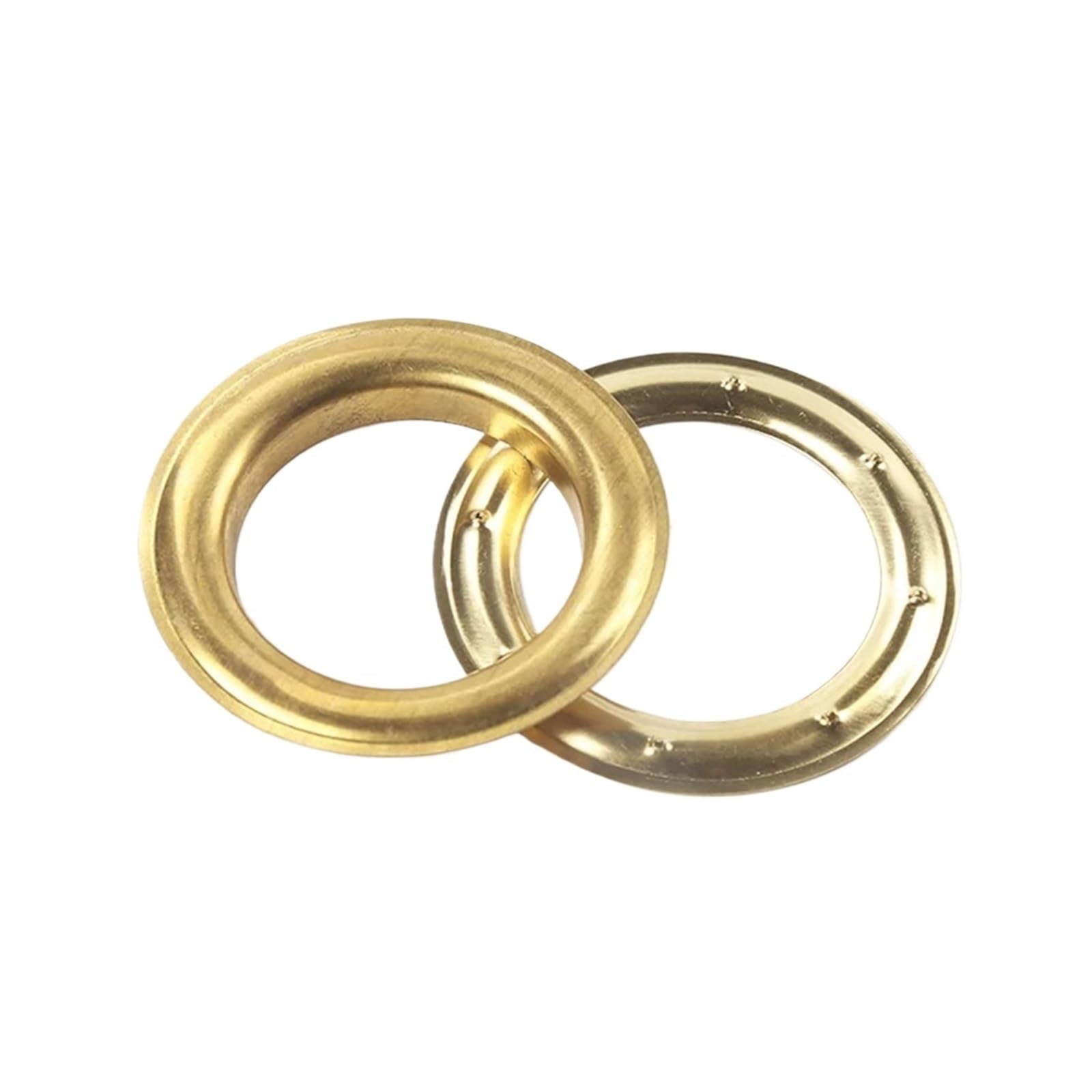 Vorhangösen, 60 Stück, Ringe für Vorhänge, DIY-Vorhangösen, Zubehör, Ösen, Dekoration, Installation durch Stanzmaschine, Weiß
