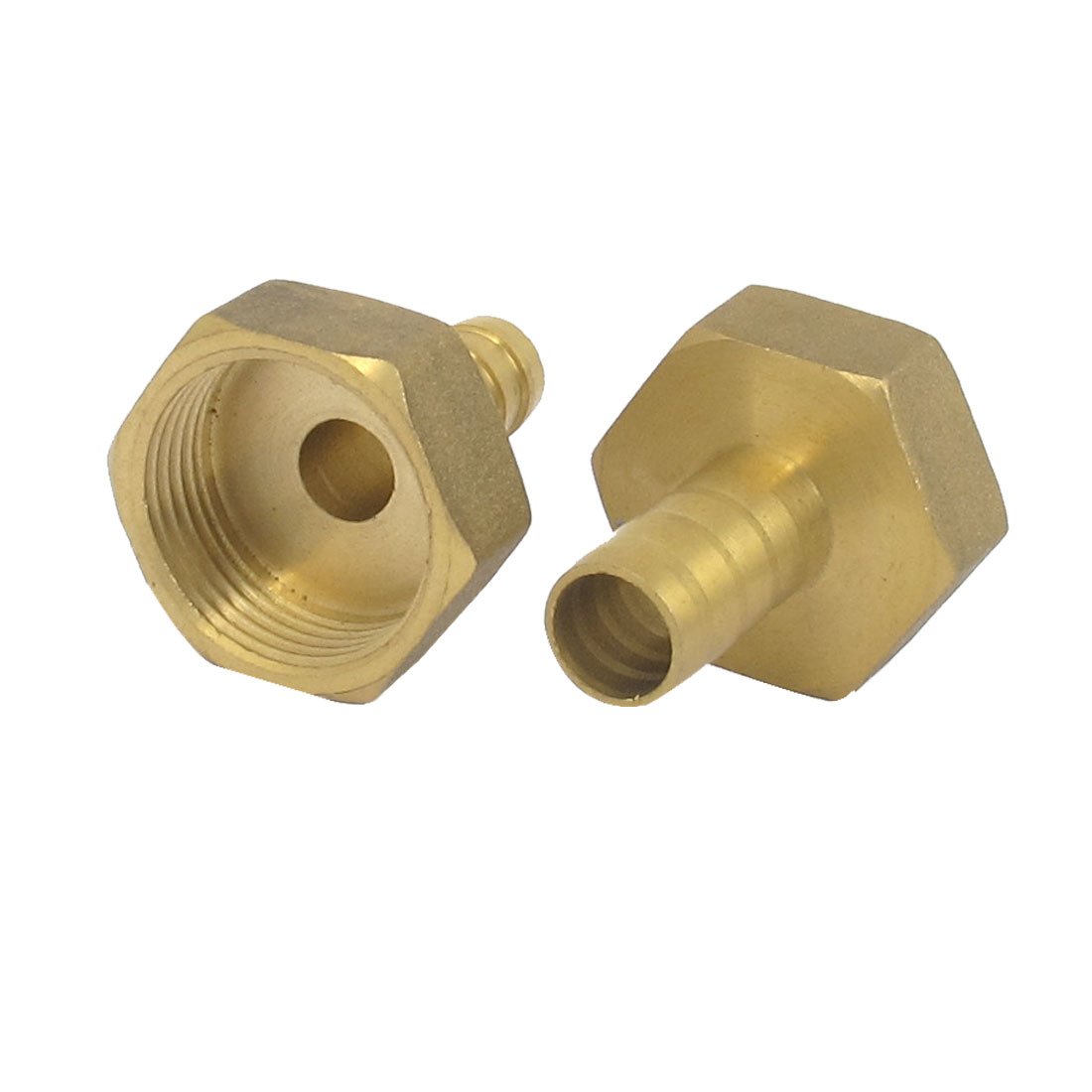 Uxcell Women's Brass Sourcingmap 3/4Bsp Thread 10Mm Dia Hose Barb Coupler Connector 2Pcs