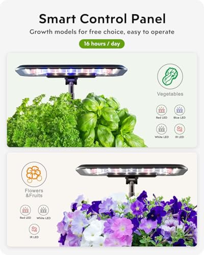 Kit d'accessoires GardenCube HP-GC001 : lampe LED et pompe noire
