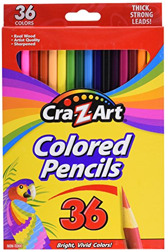 Cra-Z-Art 36ct Colored Pencils, Back to School Supplies, Arts & Crafts, Gift for Kids