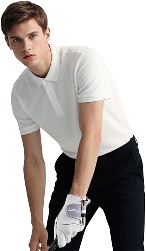 Miniatura 6 de Scott Edward Guante de golf para hombre, antideslizante, transpirable, suave, lavable, para usar en la mano izquierda, palma azul oscuro