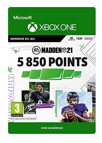 Madden NFL 21 5850 Madden Points Xbox One Code jeu à télécharger