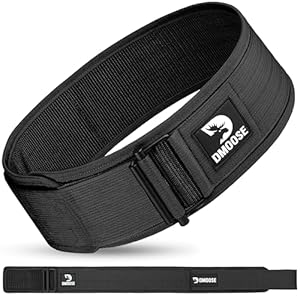 Dmoose Gewichthebergürtel, 4″ Autolock Nylon Gürtel, Functional Training Bodybuilding Fitness Gürtel Für Kraftraining, Powerlifting, Weightlifting Belt, Back Support Männer Damen