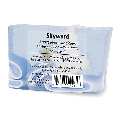 Miniatura 7 de Primal Elements Jabón de barra de glicerina hecho a mano para árbol de Navidad, 5 onzas