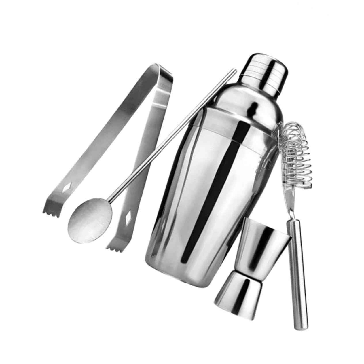5piezas Coctelera De Acero Inoxidable Accesorios para Coctelería Medidor De Profesional Suministros para Bebidas para Barra para Bebidas